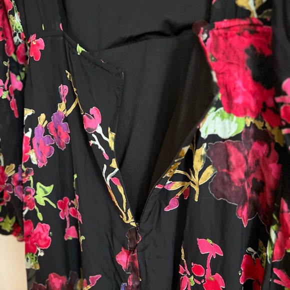 Graceful Arrival Black Floral Burnout Backless Maxi Dress - Picture 8 of 9